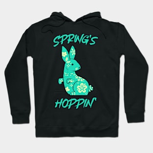 Spring's Hoppin' Green Design Hoodie